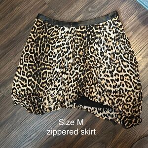 Leopard Print Women's Skirt